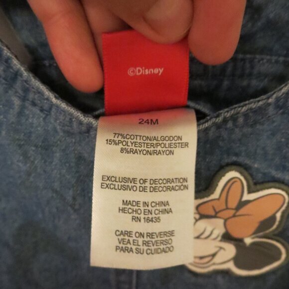 Vintage Disney Overall Minnie Mouse Dress - Picture 8 of 8